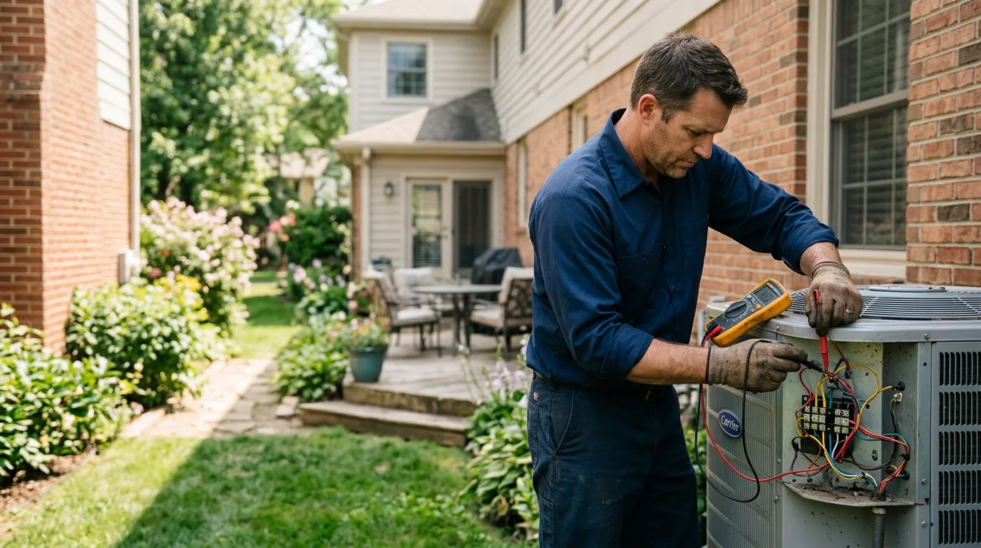HVAC technician working near Mccarr, KY